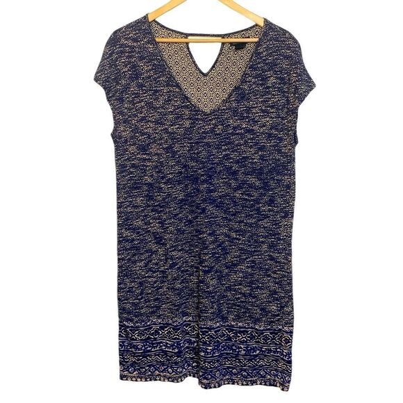 LUCKY BRAND Batik Lightweight Print Dress - Picture 1 of 9